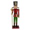 Northlight 23.75" Red and Green Metal Nutcracker Soldier Christmas Decoration